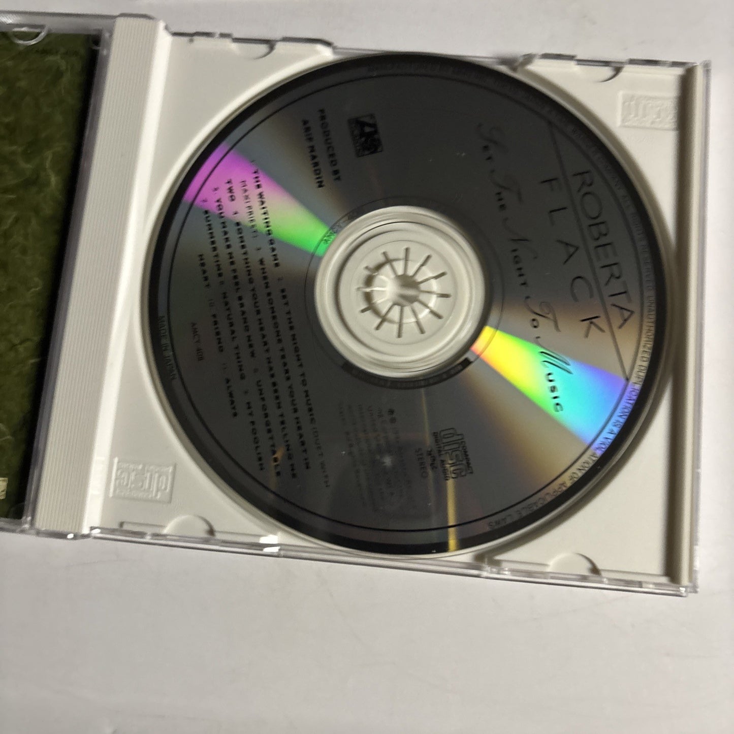 Roberta Flack – Set The Night To Music (CD, 1992) Japan obi AMCY-408