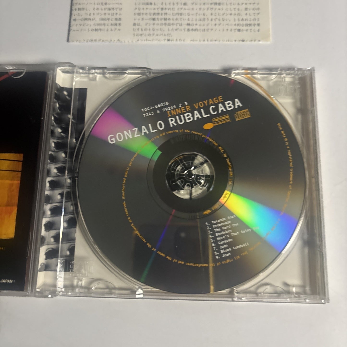 Gonzalo Rubalcaba – Inner Voyage (CD, 1999) Japan TOCJ-66058