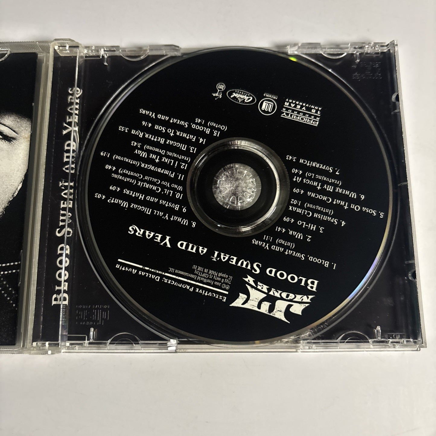 JT Money – Blood Sweat And Years (CD, 2001) Europe 7243 8 10174 25