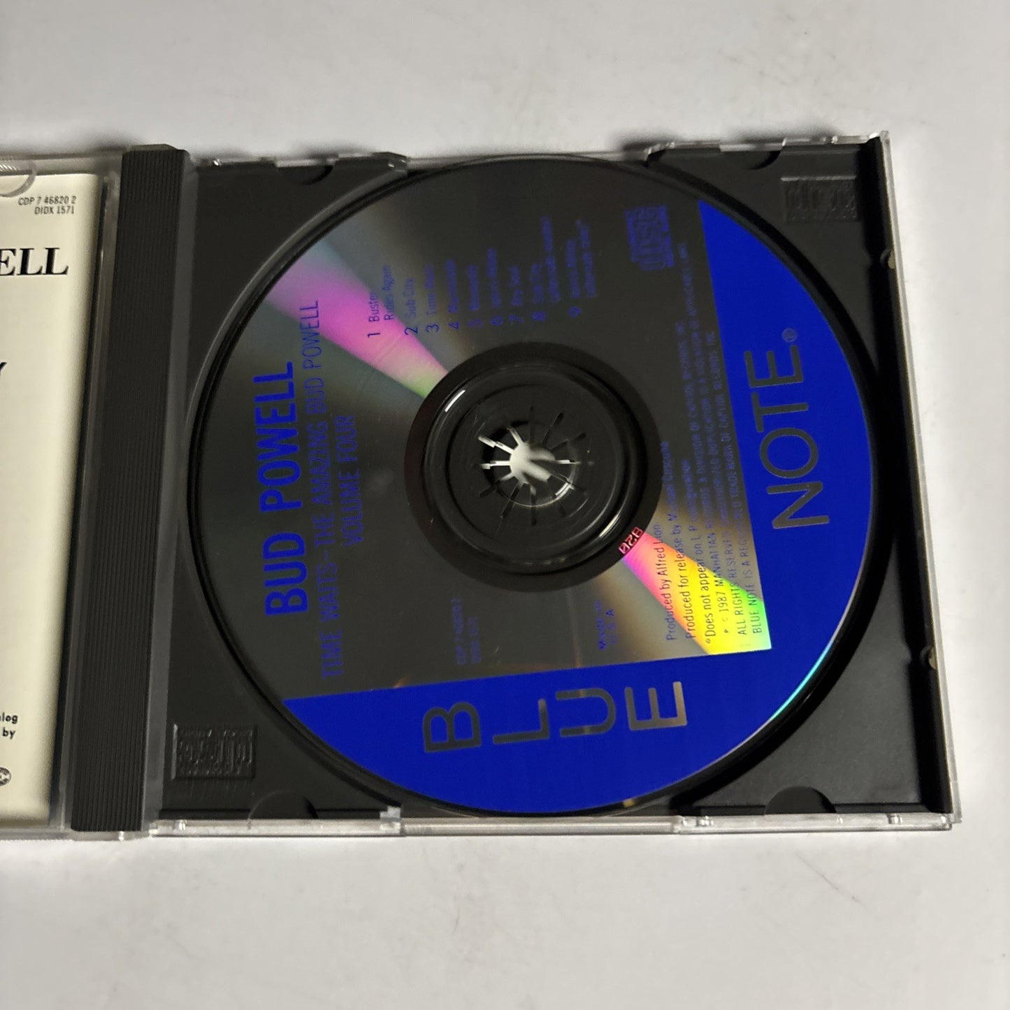 Bud Powell – Time Waits - The Amazing Bud Powell (Volume Four) (CD, 1987) US