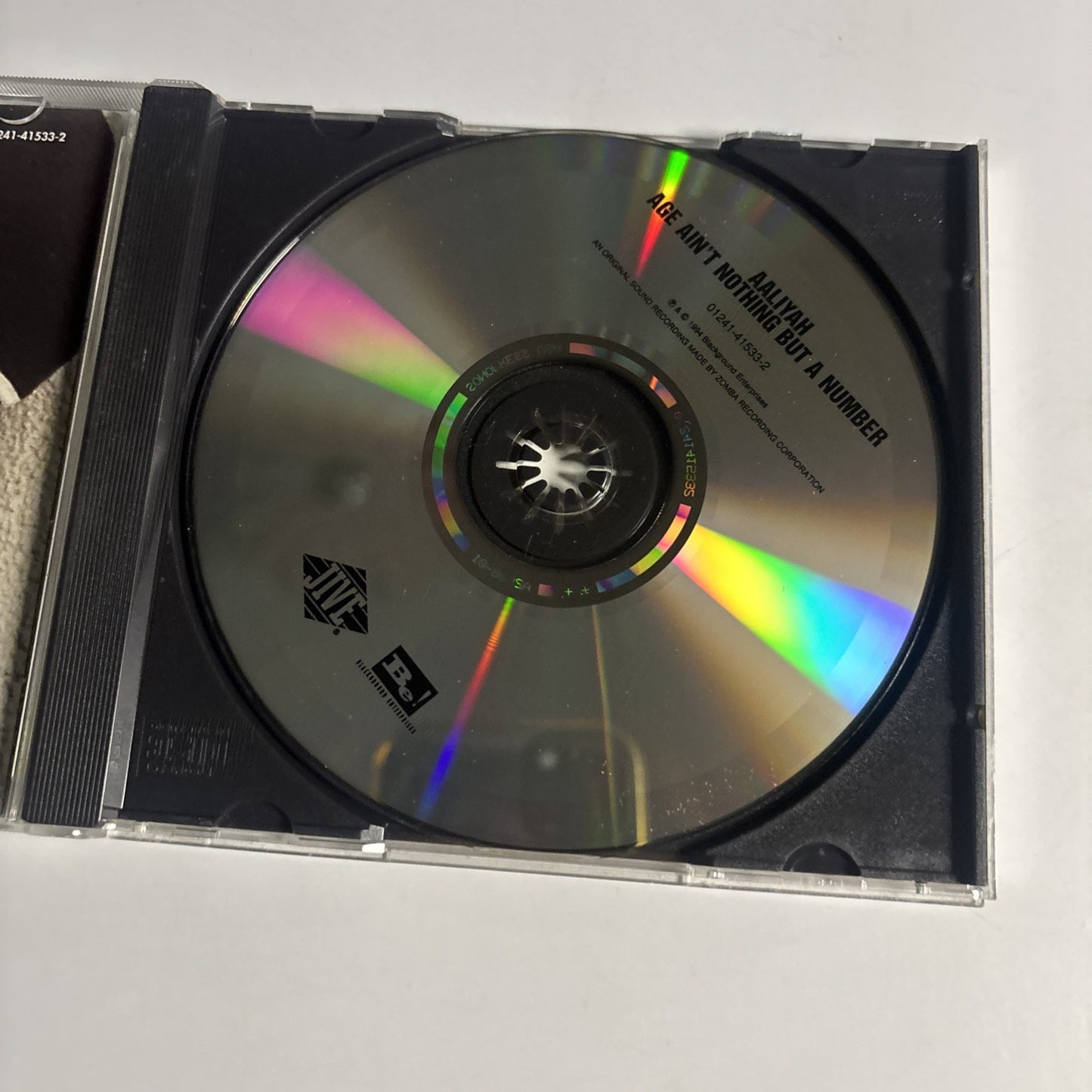 Aaliyah – Age Ain't Nothing But A Number (CD, 1994) US 01241-41533-2