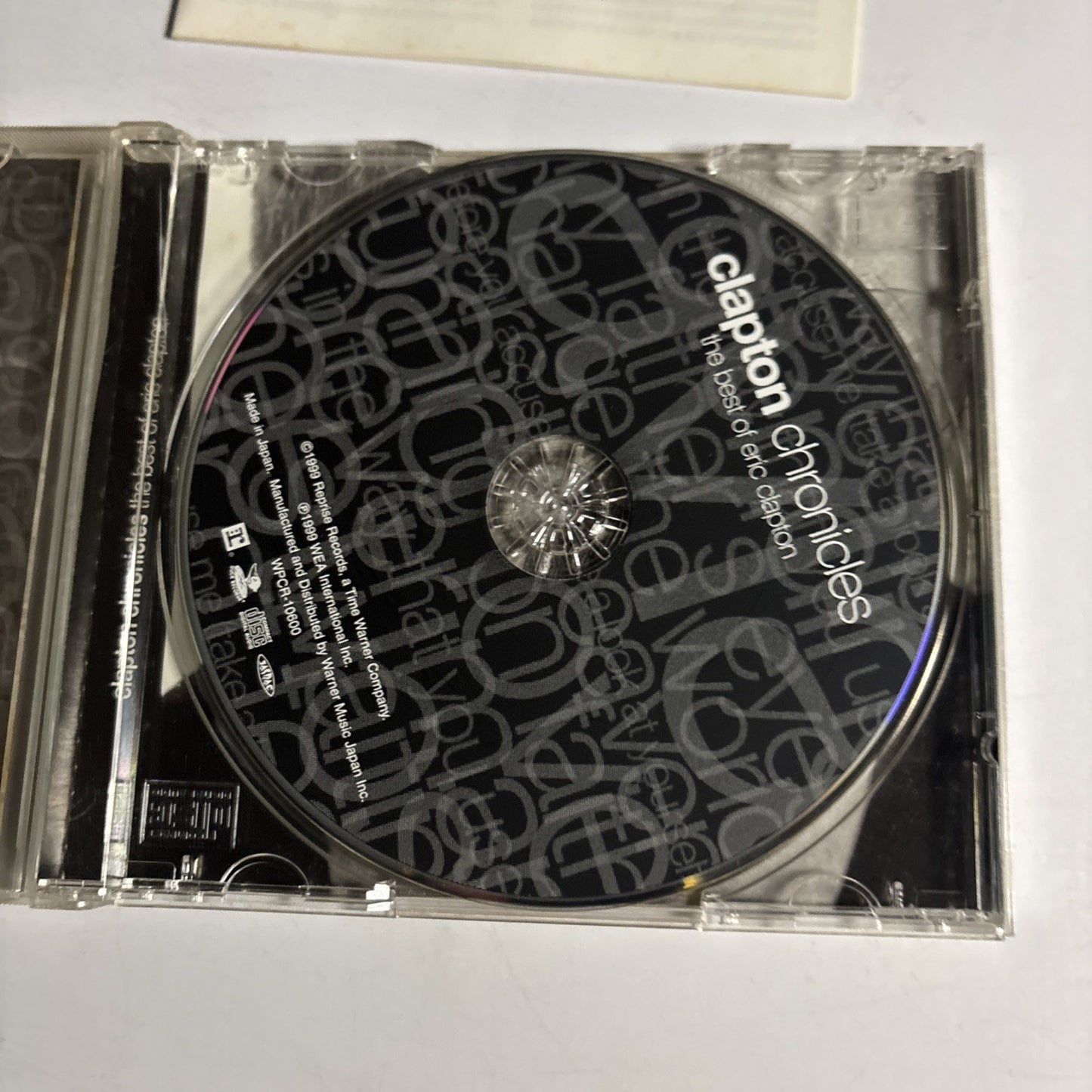Clapton Chronicles - The Best Of Eric Clapton (CD, 1999) Japan WPCR-10600