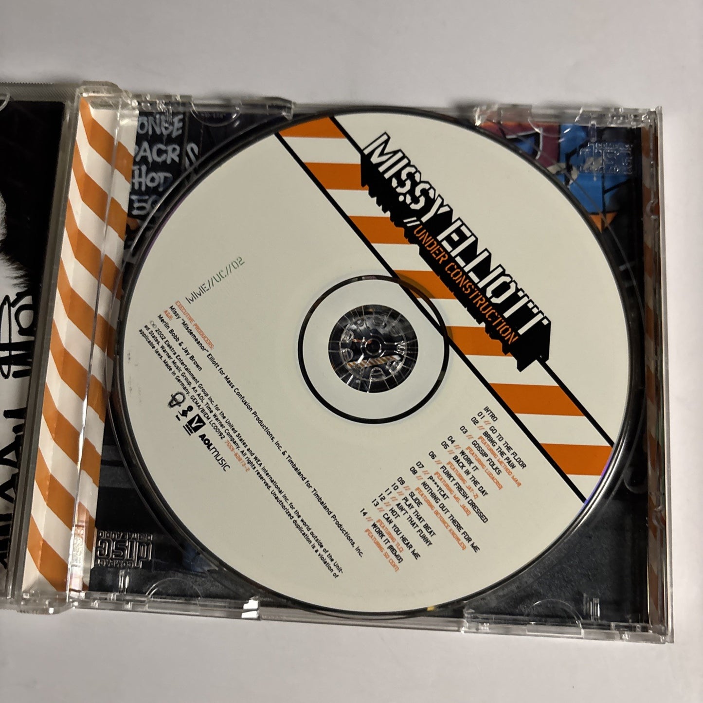 Missy Elliott – Under Construction (CD, 2002) Europe 7559-62813-2