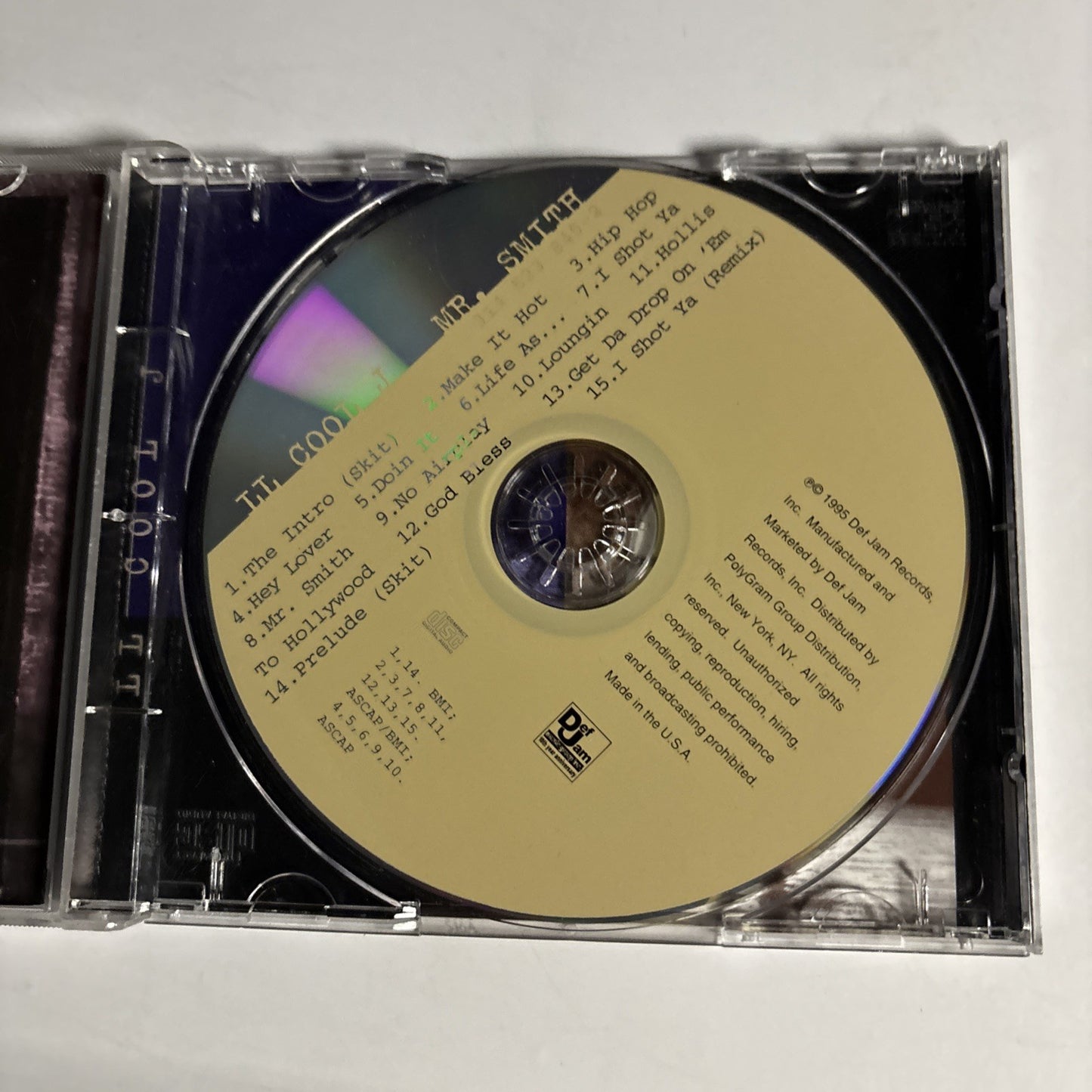 LL Cool J – Mr. Smith (CD, 1995) US 314 523 845-2