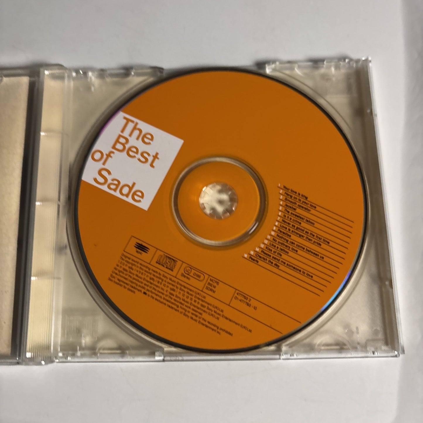 Sade – The Best Of Sade (CD 1994) Europe 477793 2