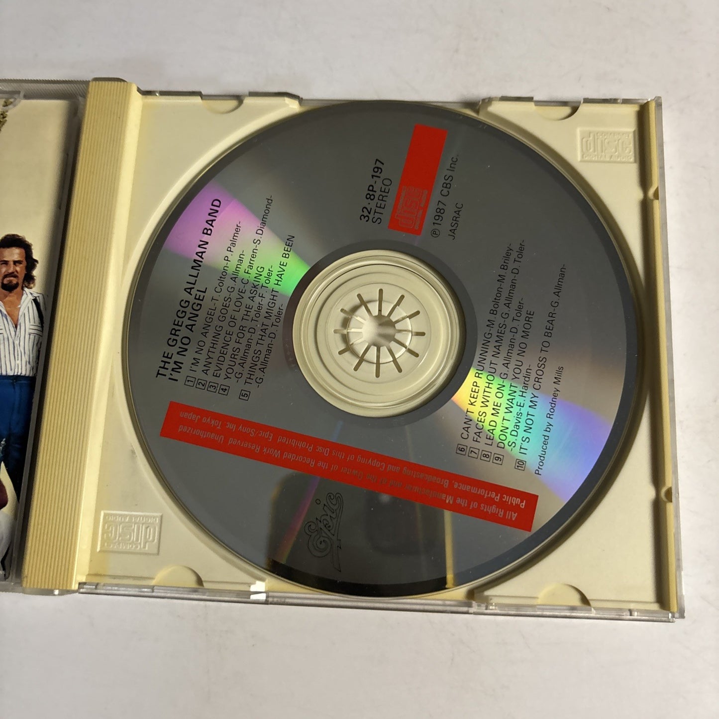 The Gregg Allman Band – I'm No Angel (CD, 1987) Japan 32·8P-197