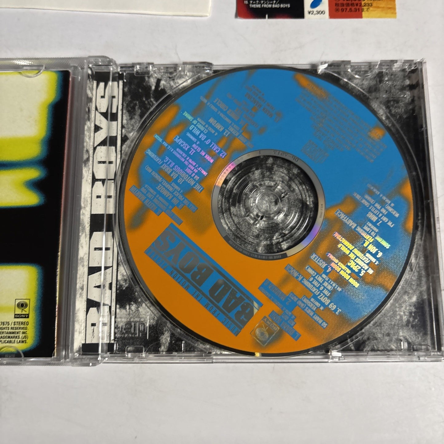 Bad Boys - Music From The Motion Picture (CD 1995) Japan obi SRCS 7675