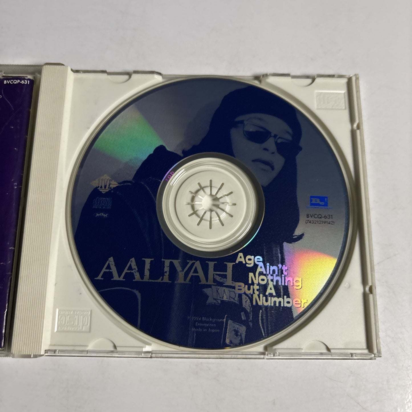 Aaliyah – Age Ain't Nothing But A Number (CD, 1994) Japan Bonus Track BVCQ-631