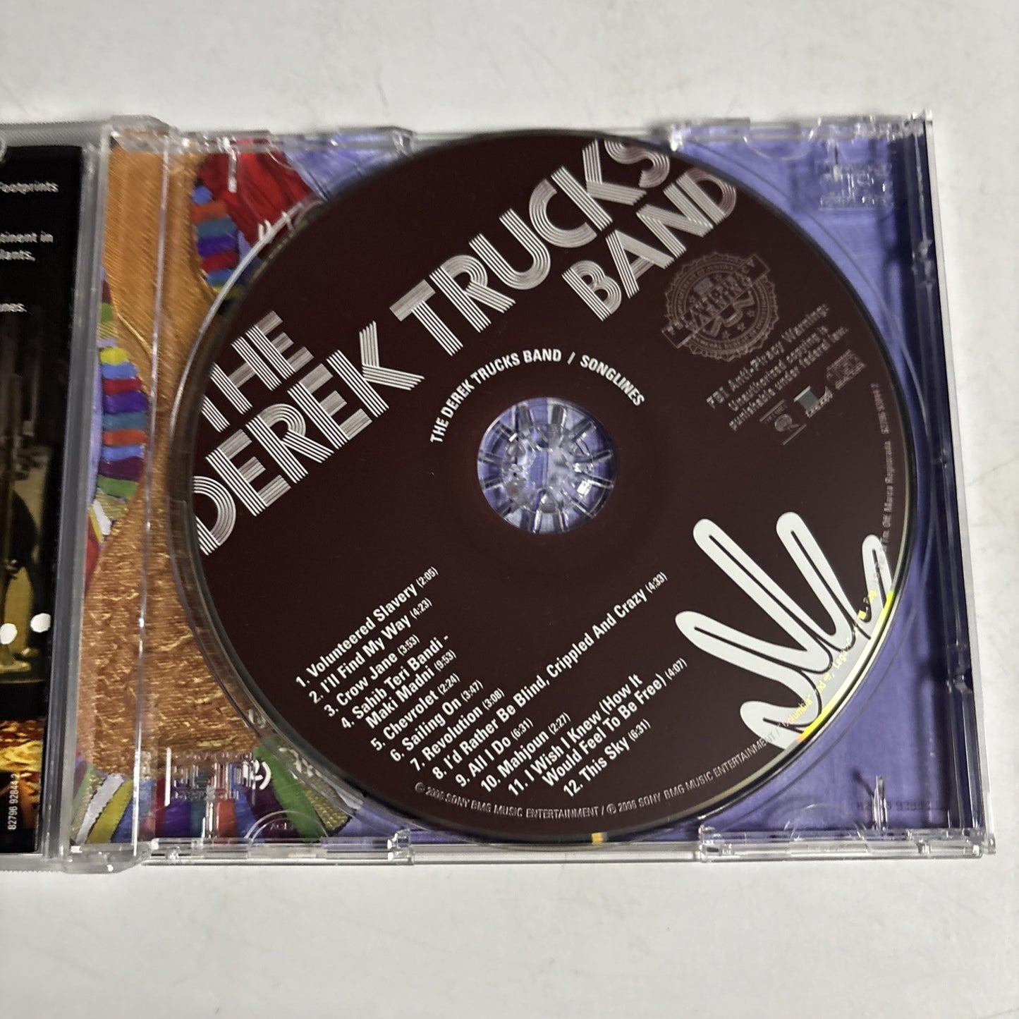 The Derek Trucks Band – Songlines (CD, 2006) US 82796 92844 2
