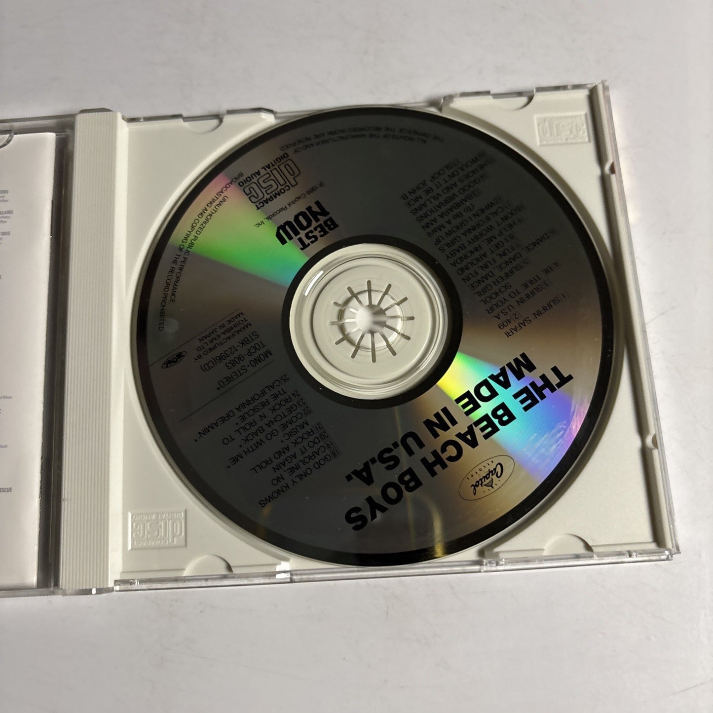 The Beach Boys – Made In U.S.A. (CD, 1990) Japan TOCP-9083