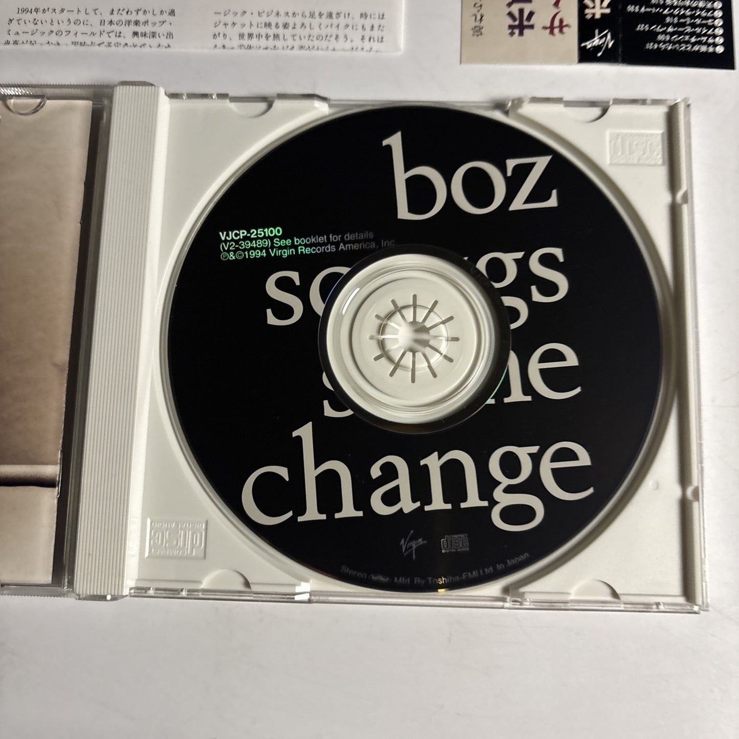 Boz Scaggs – Some Change (CD, 1994) Japan obi VJCP-25100