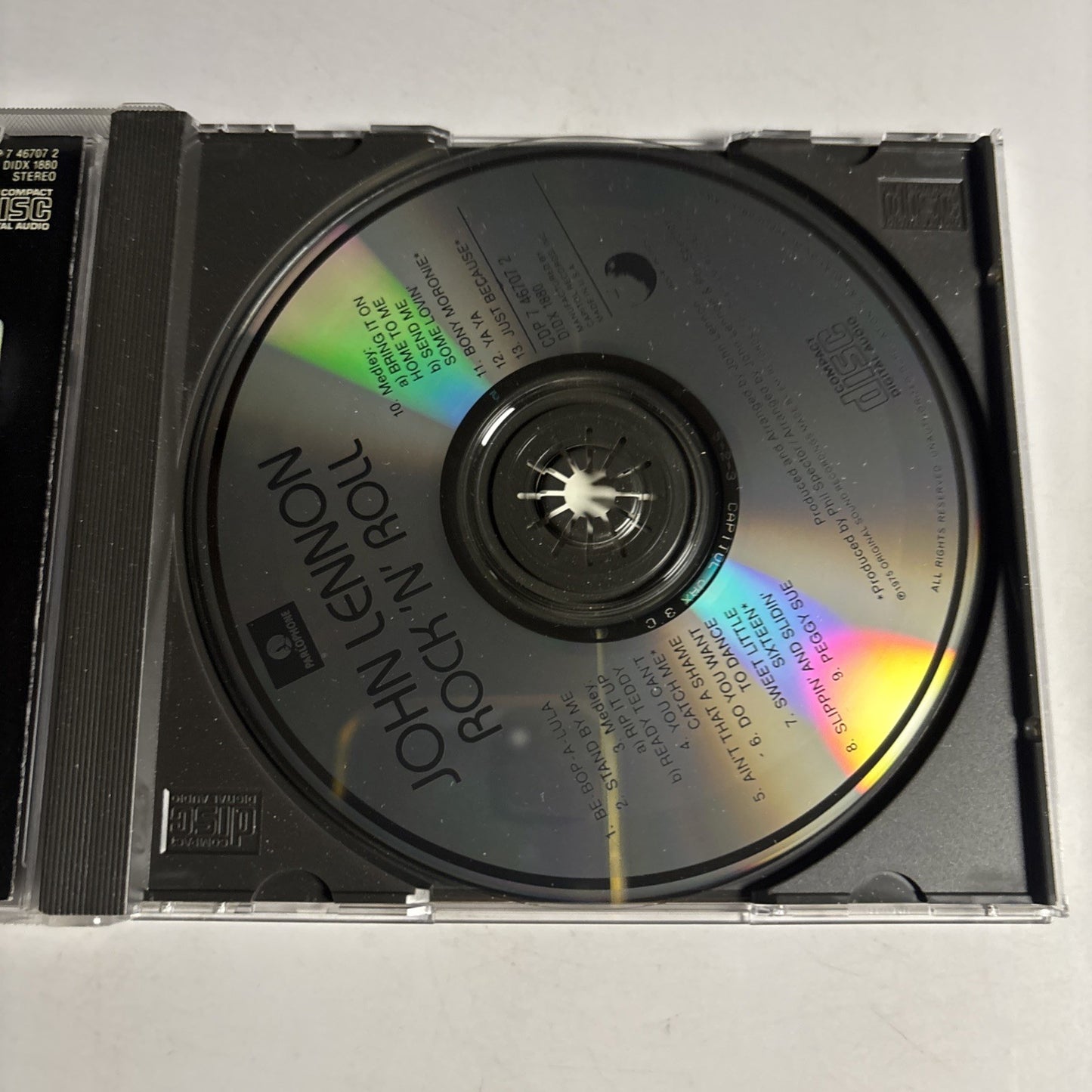 John Lennon – Rock 'N' Roll (CD, 1992) US CDP 7 46707 2