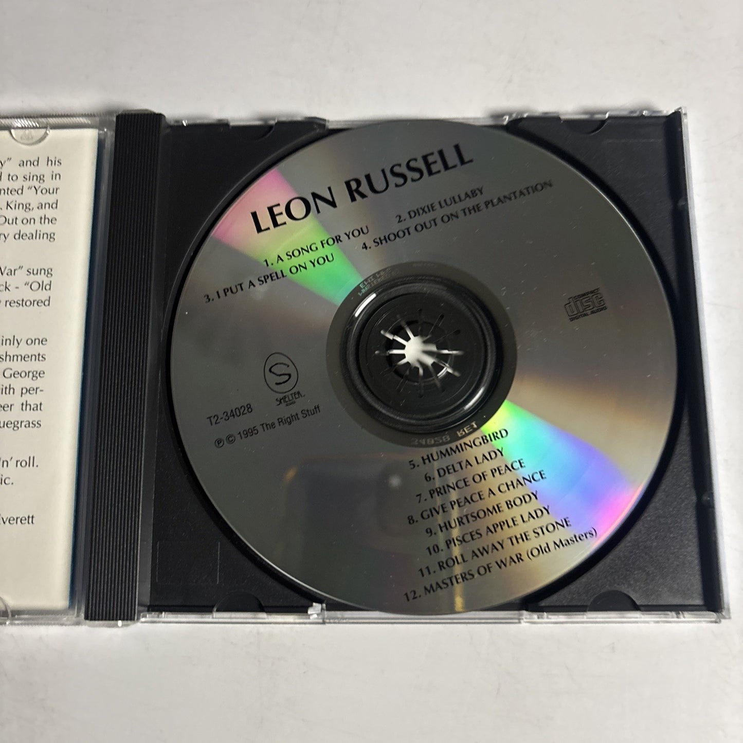 Leon Russell – Leon Russell (CD, 1995) US T2-34028