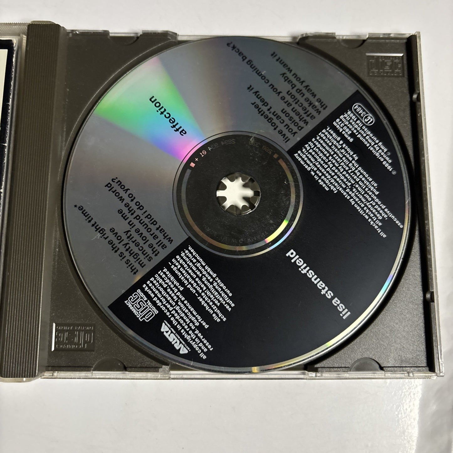 Lisa Stansfield – Affection (CD, 1989) Europe 260 379