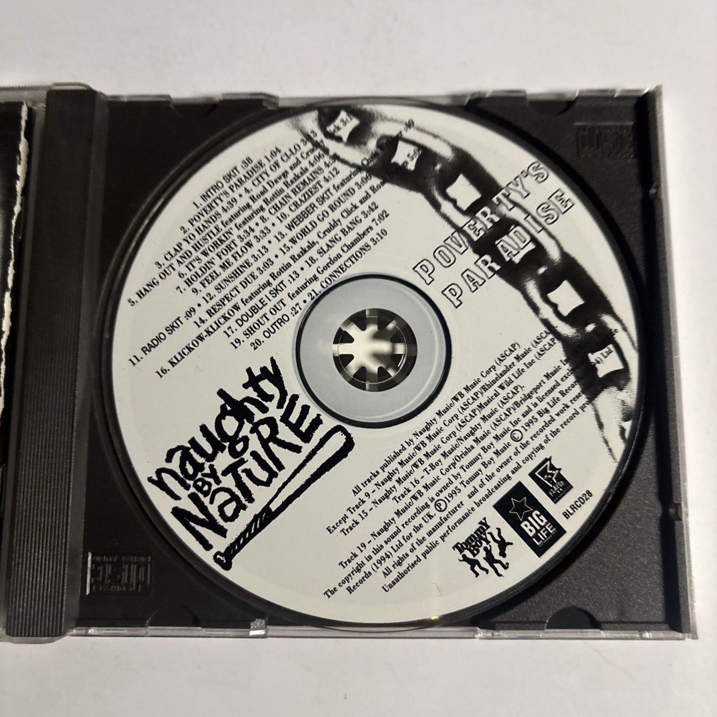 Naughty By Nature – Poverty's Paradise (CD, 1995) UK BLRCD28
