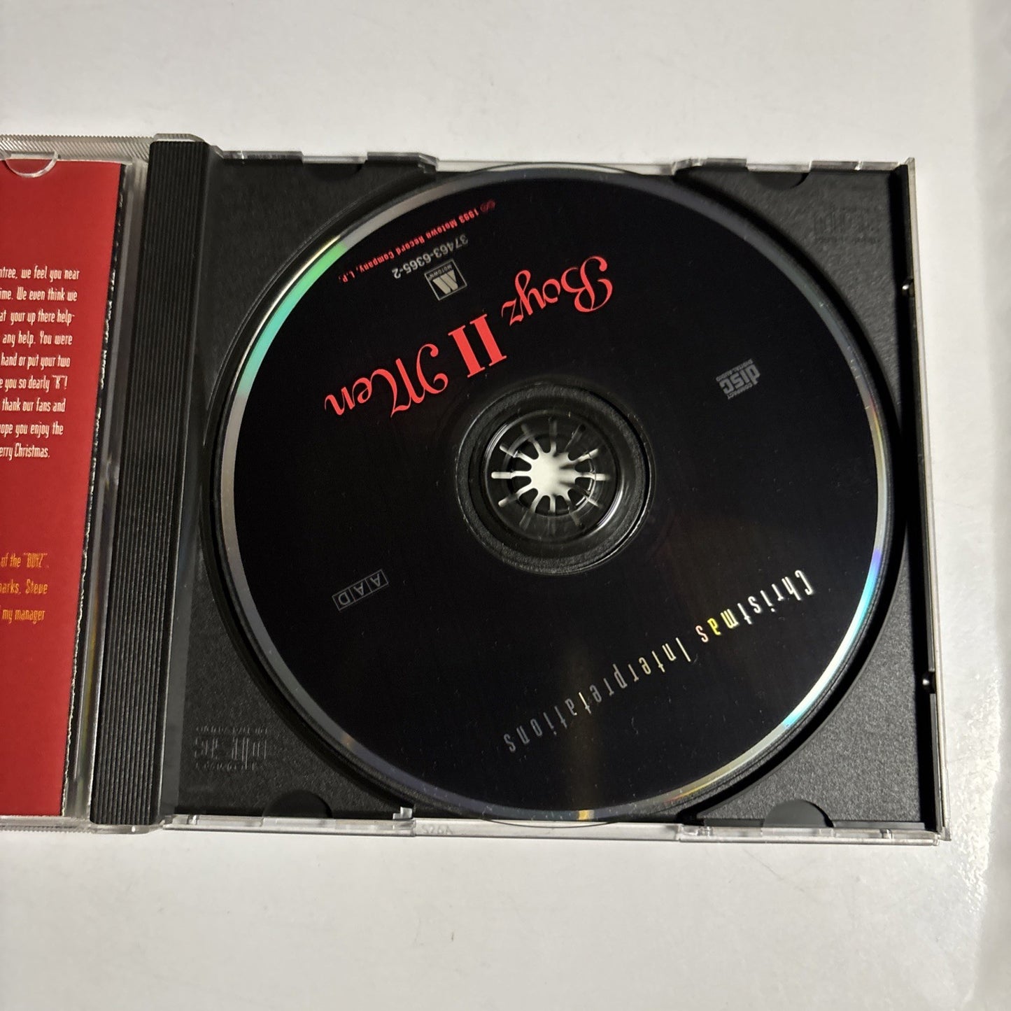 Boyz II Men – Christmas Interpretations (CD, 1993) US 37463-6365-2