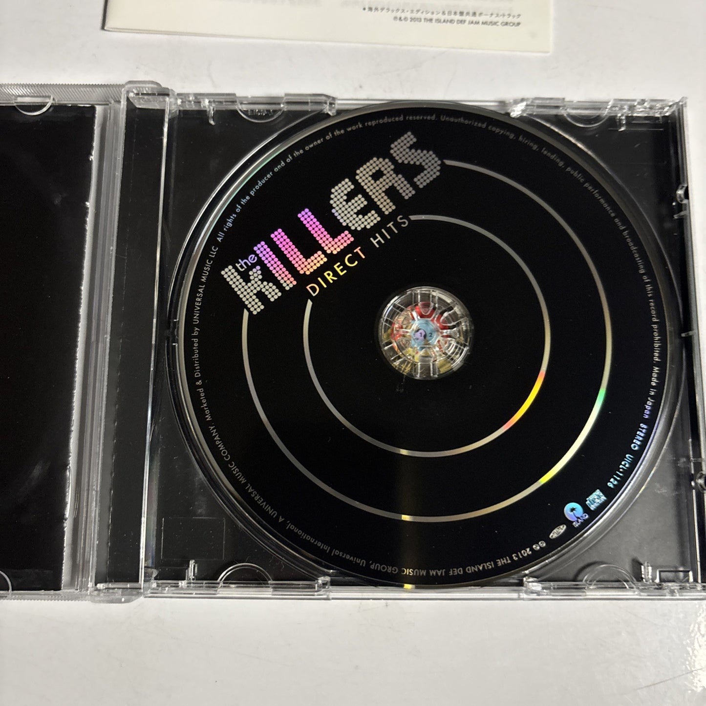 The Killers – Direct Hits (CD, 2013) Japan UICL-1126