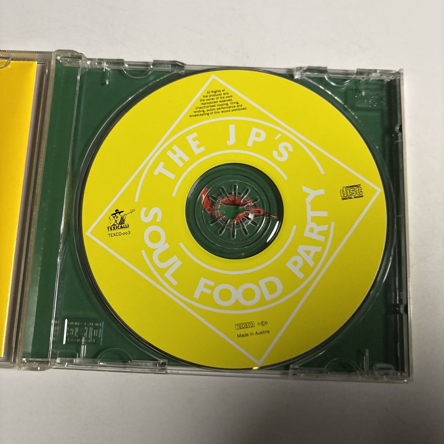 The JP's – Soul Food Party (CD, 1996) Finland TEXCD 003