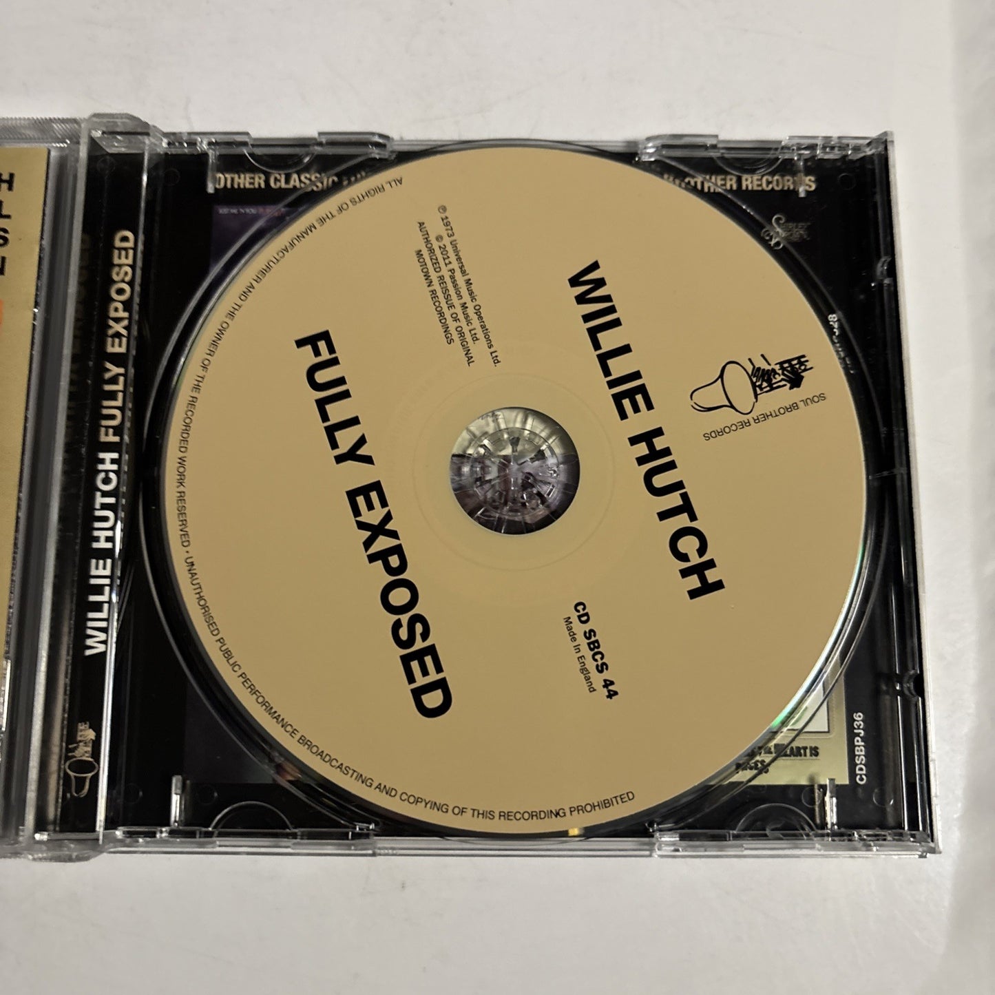 Willie Hutch – Fully Exposed (CD, 2011) UK CD SBCS 44