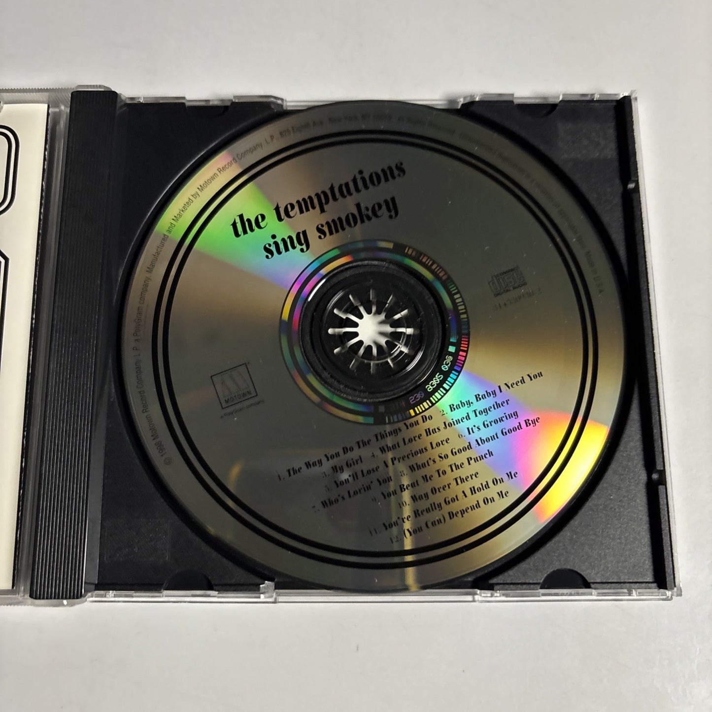 The Temptations – The Temptations Sing Smokey (CD, 1998) US 314530930-2