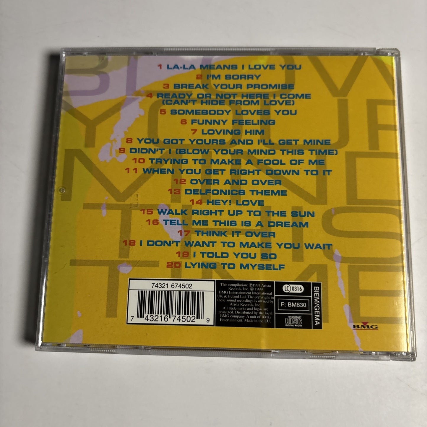 The Delfonics – The Definitive Collection (CD, 1999) Europe 74321 674502
