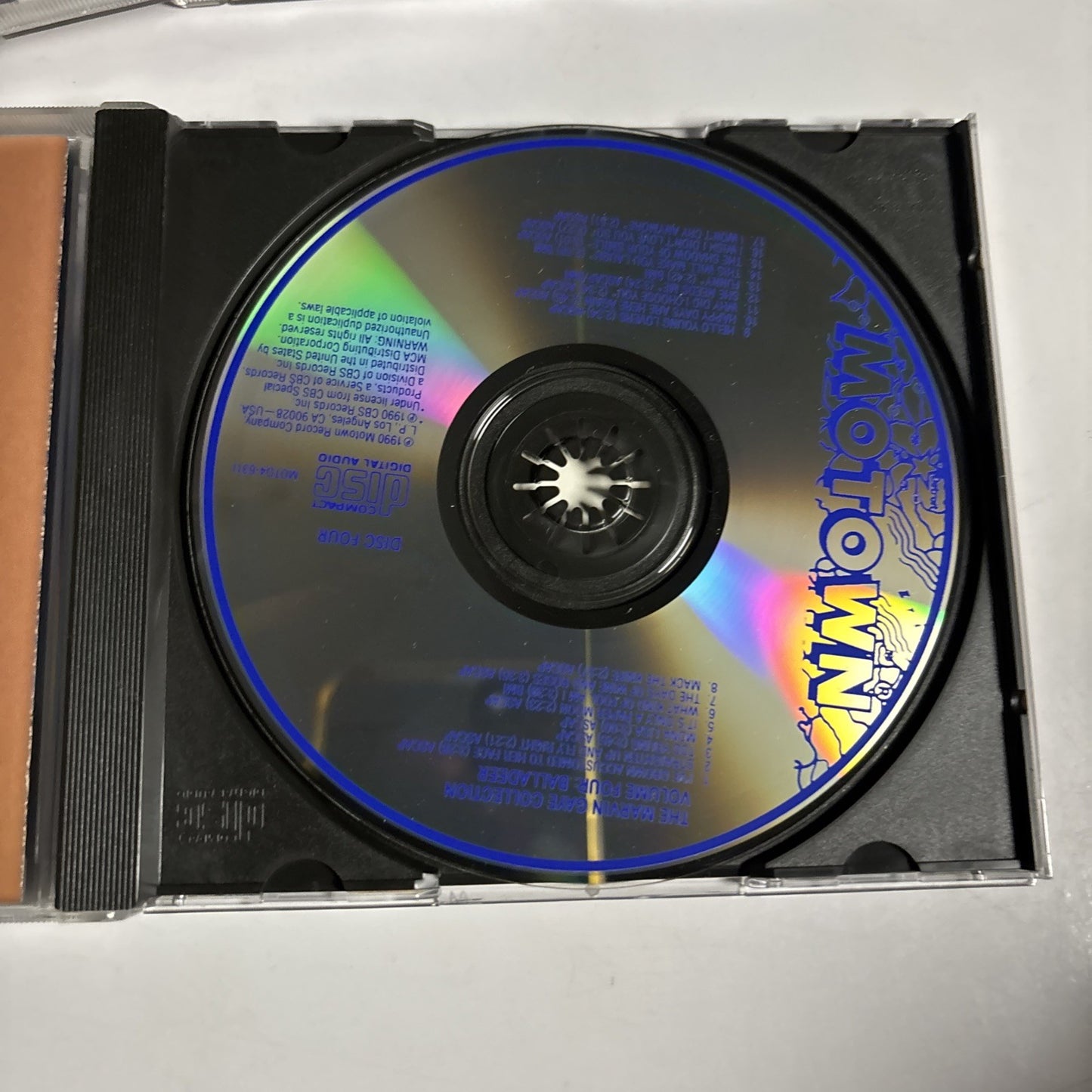 Marvin Gaye – The Marvin Gaye Collection (CD Box Set, 1990) US MOTD4-6311