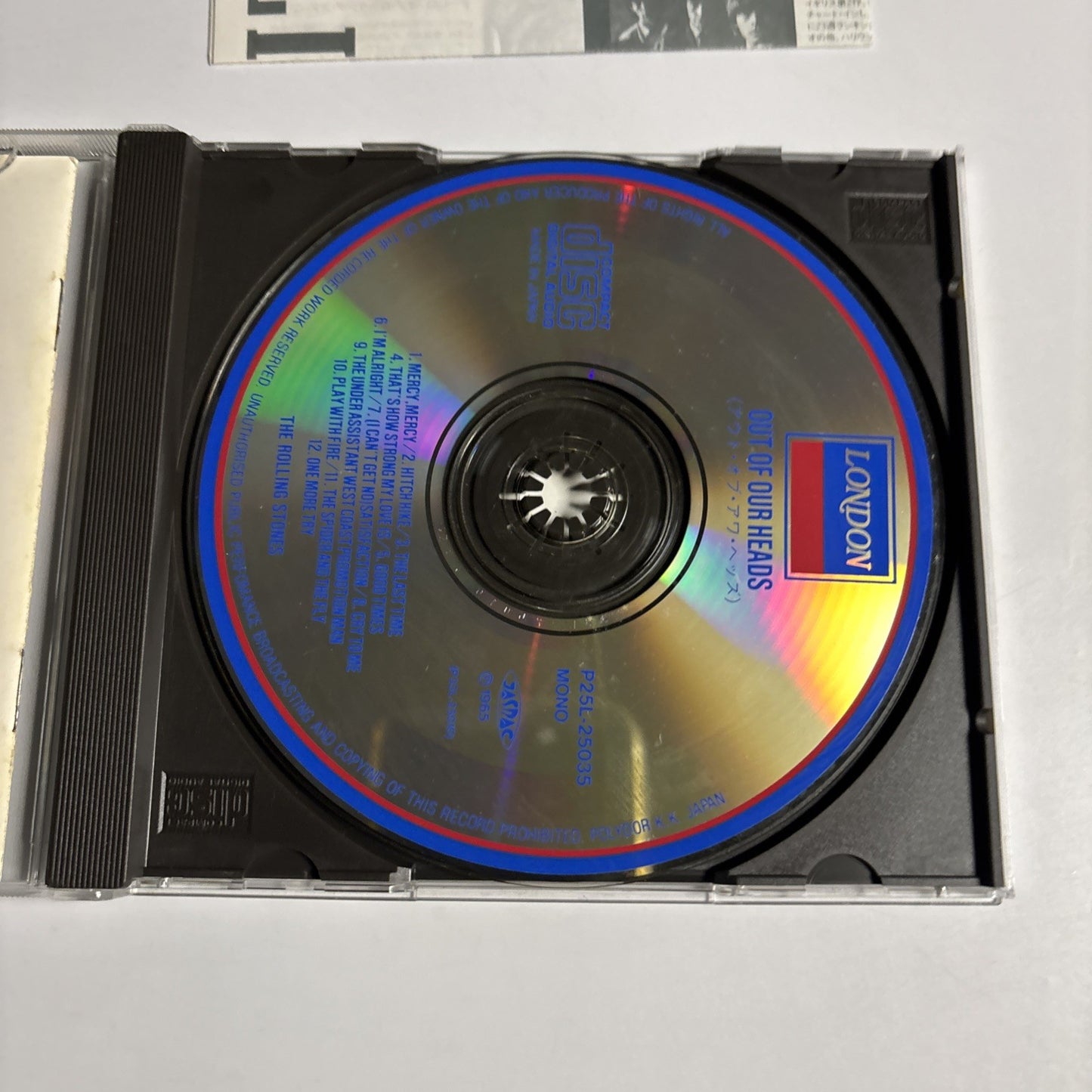 The Rolling Stones – Out Of Our Heads (CD, 1989) Japan P25L 25035