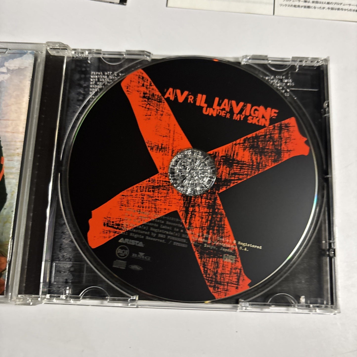 Avril Lavigne – Under My Skin (CD, 2004) Japan Bonus Track Obi Sticker
