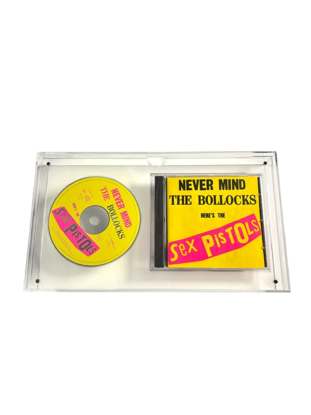 Acrylic CD Display Stand for Jewel Case – Clear UV Protective Cover Frame