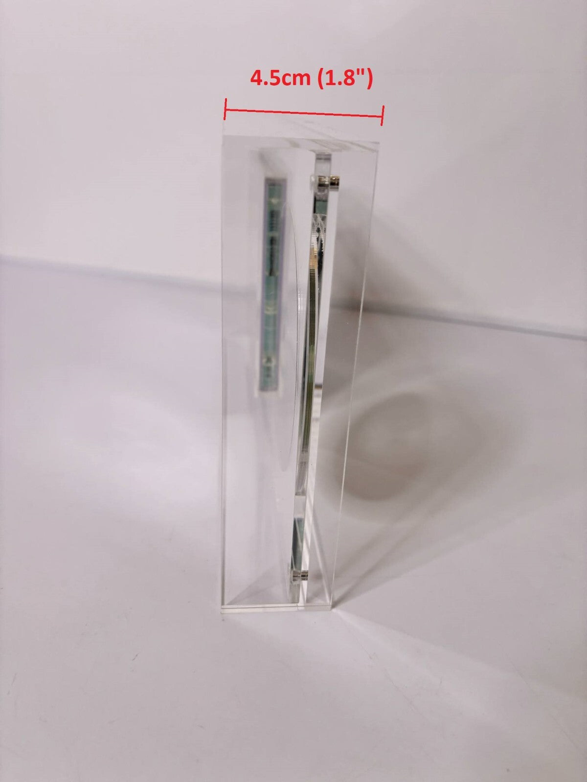 Acrylic CD Display Stand for Jewel Case – Clear UV Protective Cover Frame