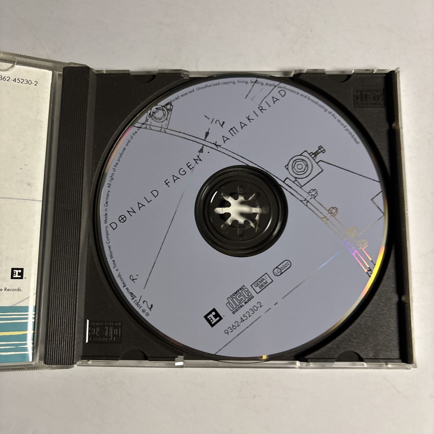 Donald Fagen – Kamakiriad (CD, 1993) Europe 9362-45230-2