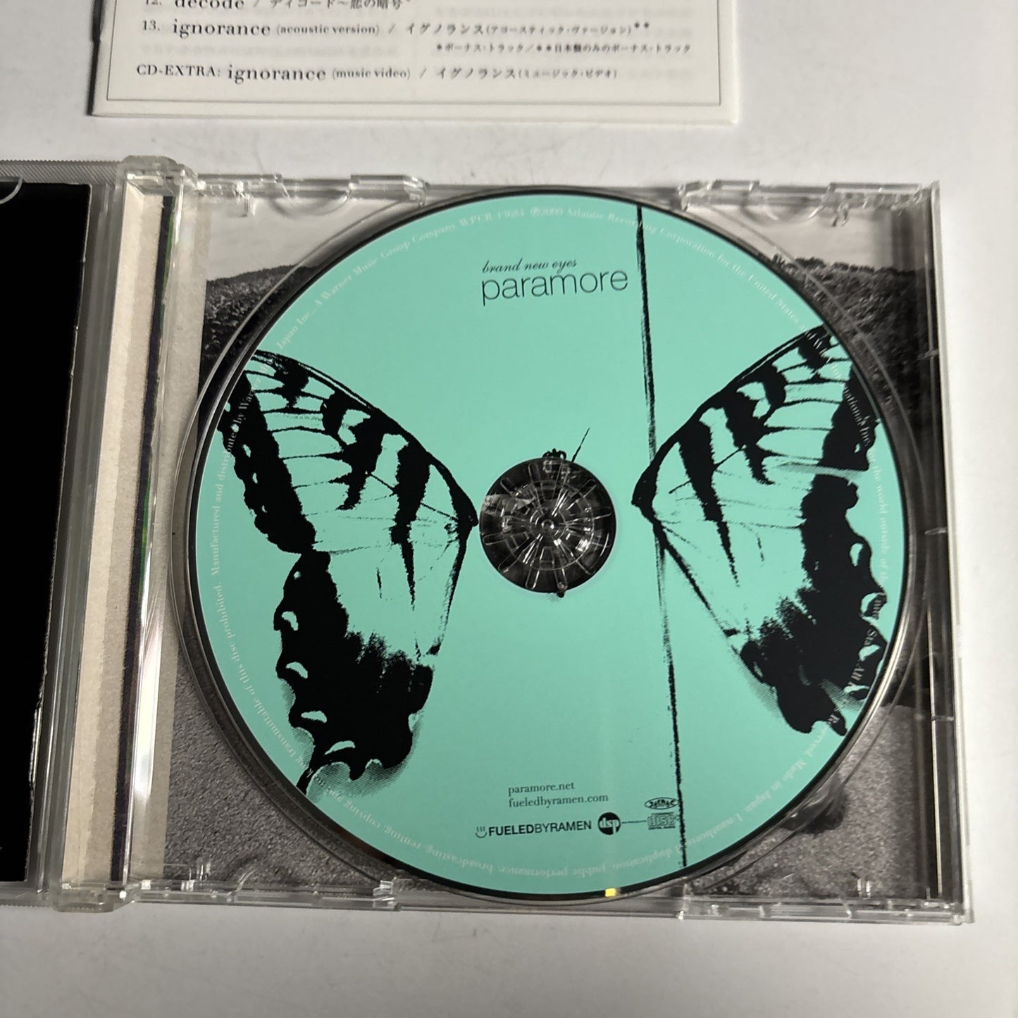 Paramore – Brand New Eyes (CD, 2009) Japan Bonus Track WPCR-13684