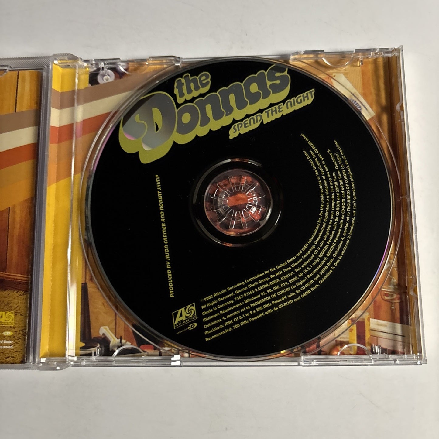 The Donnas – Spend The Night (CD, 2002) Europe 7567-93165-2