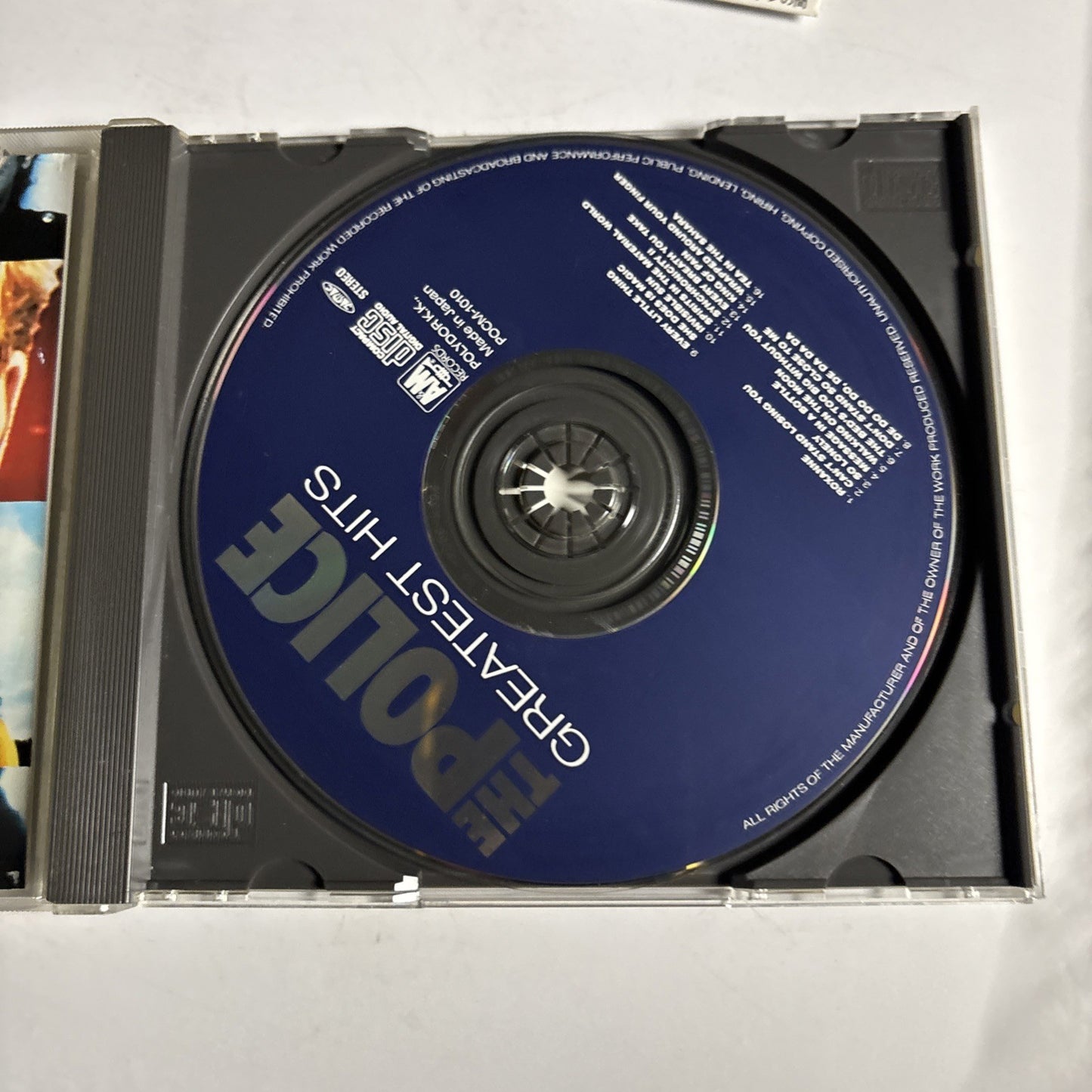 The Police – Greatest Hits (CD, 1992) Japan POCM-1010