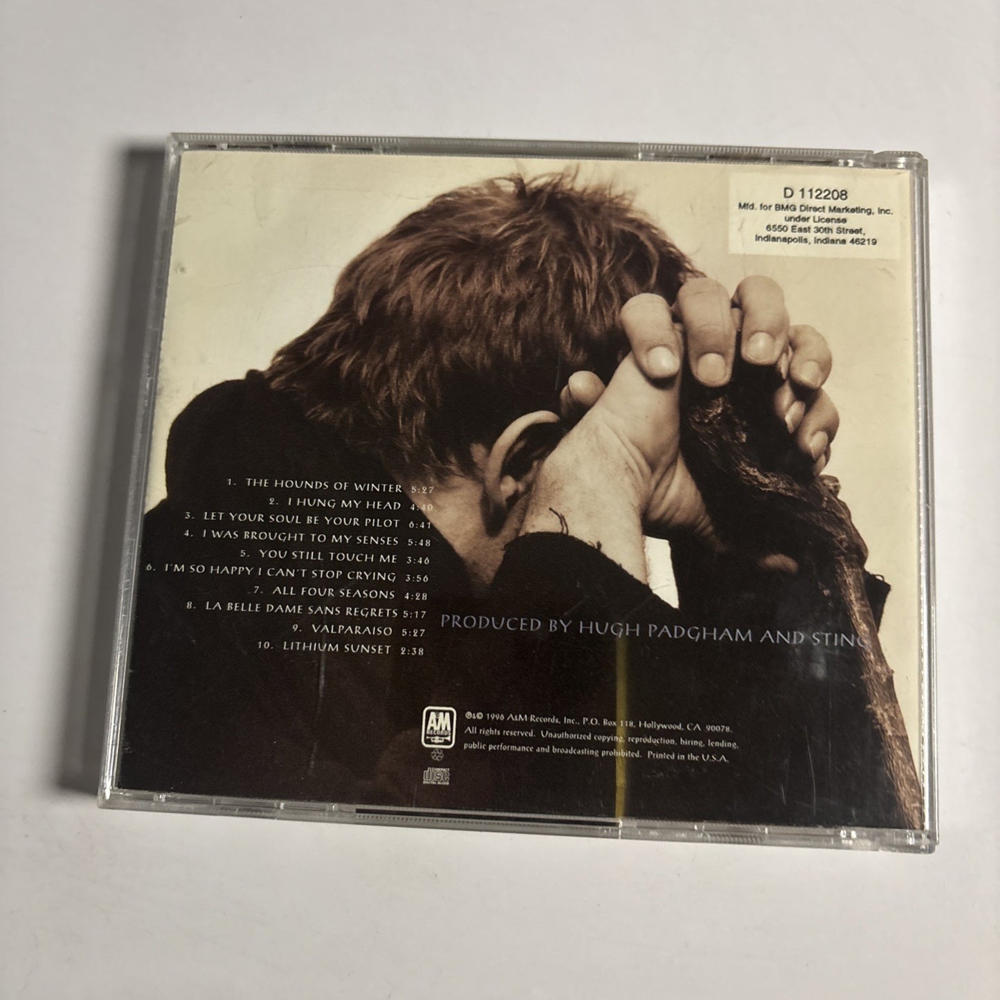 Sting – Mercury Falling (CD, 1996) US 31454 0483 2
