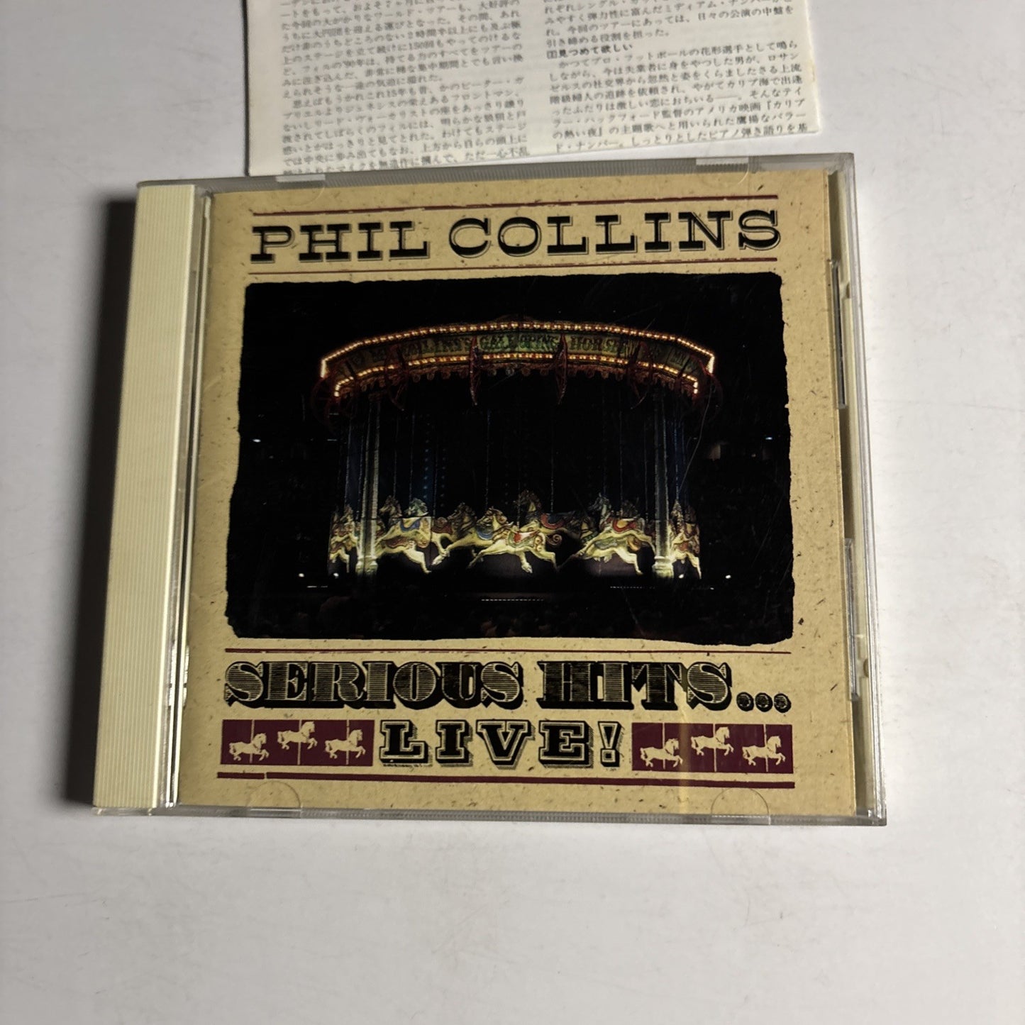 Phil Collins – Serious Hits...Live! (CD, 1990) Japan WMC5-220
