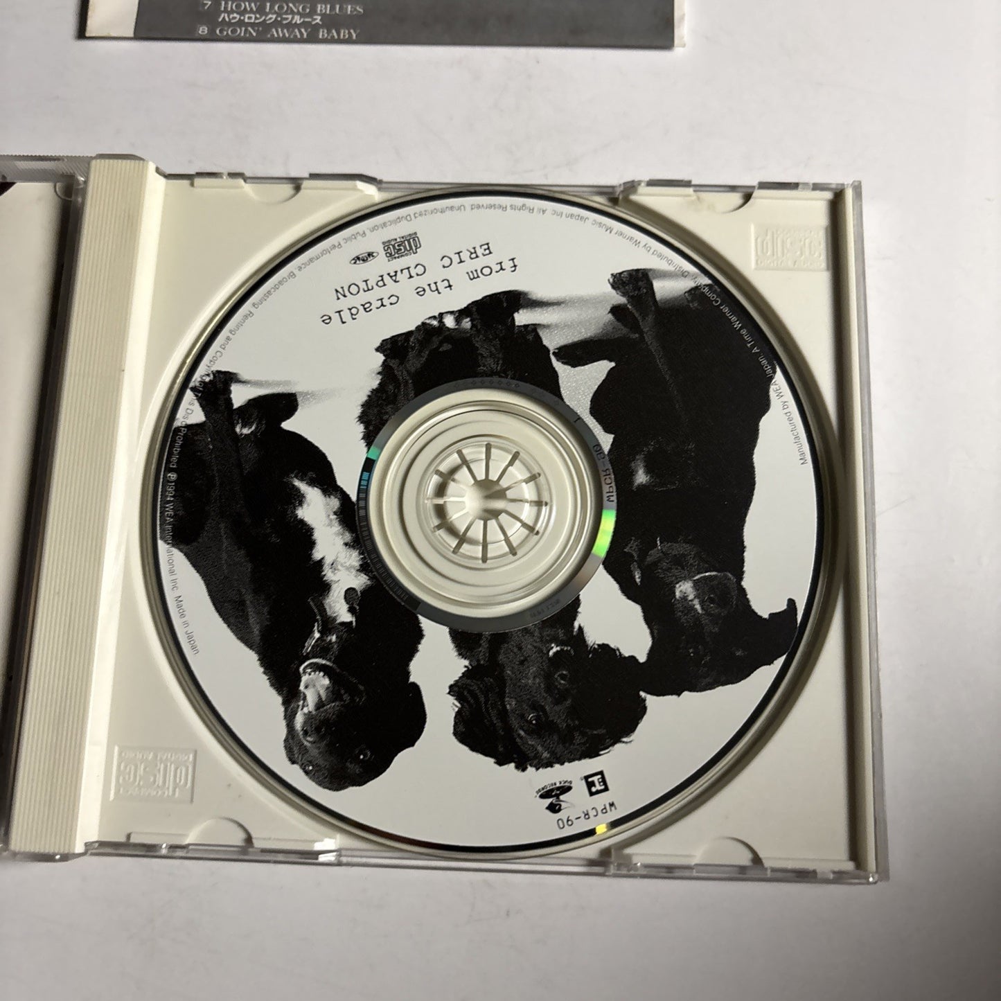 Eric Clapton – From The Cradle (CD, 1994) Japan WPCR-90