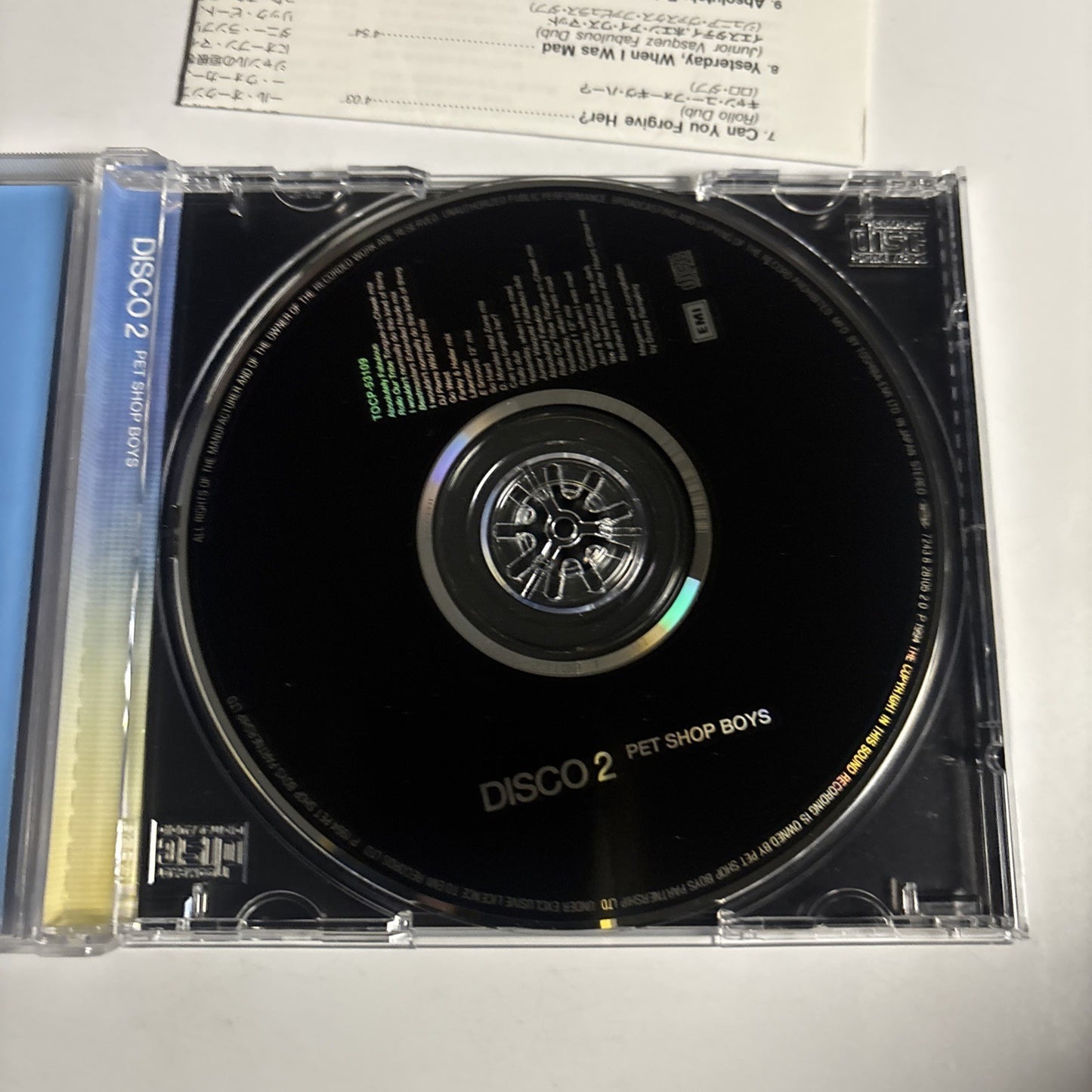 Pet Shop Boys – Disco 2 (CD, 1999) Japan TOCP-53109
