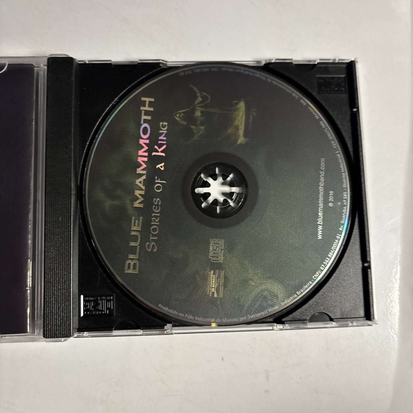 Blue Mammoth – Stories Of A King (CD, 2016) Brazil