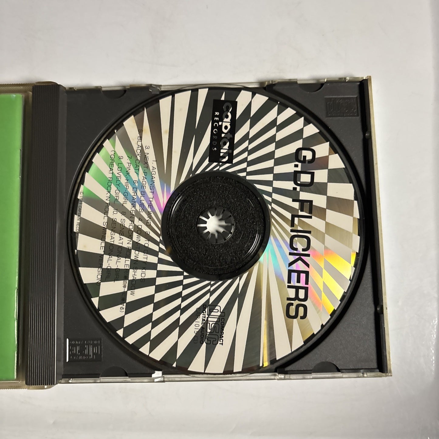 G.D. Flickers – G.D.Flickers (CD, 1989) Japan CAP-1015-CD