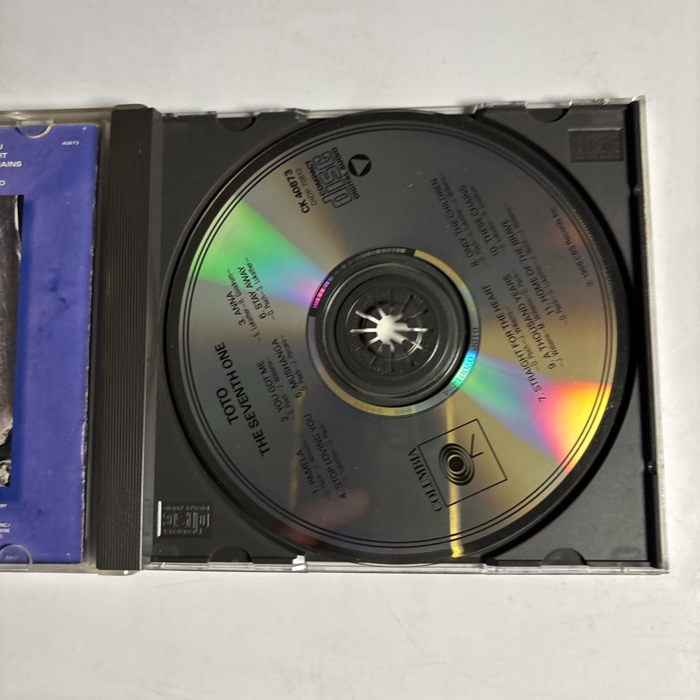 Toto – The Seventh One (CD, 1988) US CK 40873