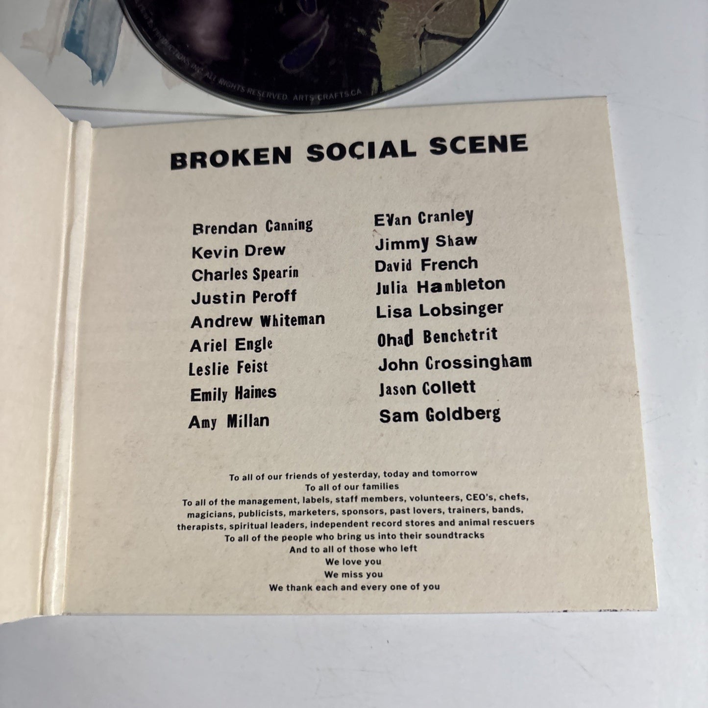 Broken Social Scene – Hug Of Thunder (CD, 2017) Canada A&C135