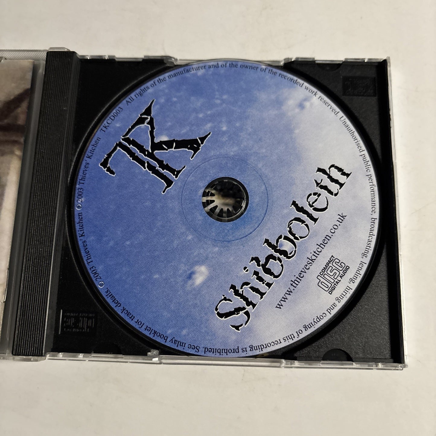 Thieves' Kitchen – Shibboleth (CD, 2003) UK TKCD003