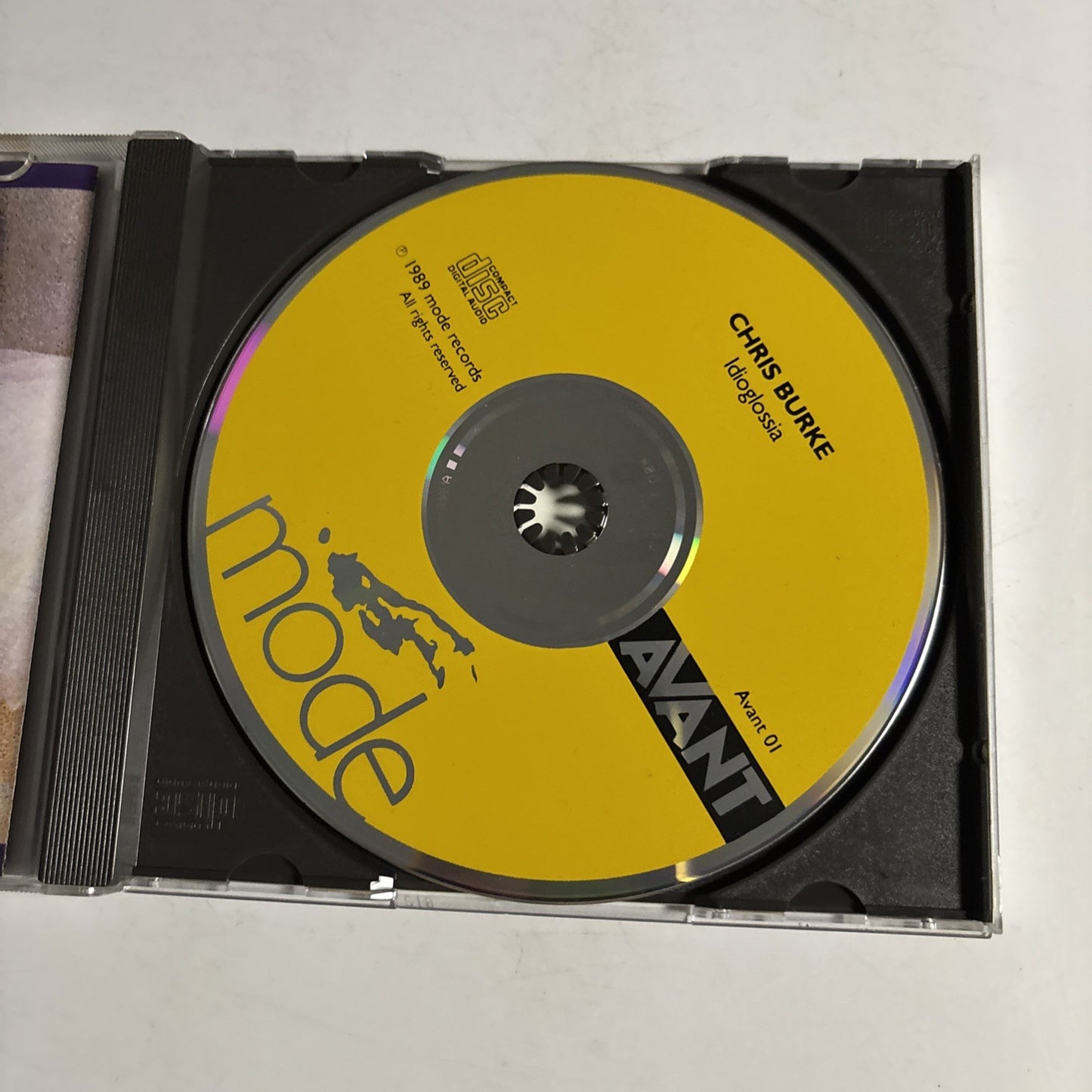 Chris Burke – Idioglossia (CD, 1989) US 01