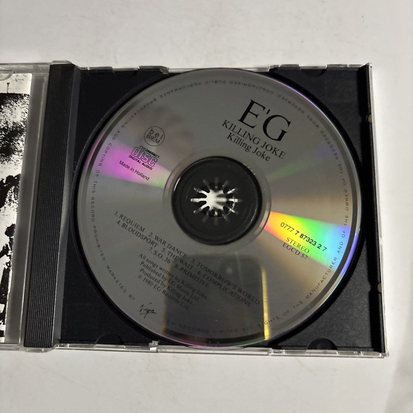 Killing Joke – Killing Joke (CD, 1989) Benelux EGCD 57