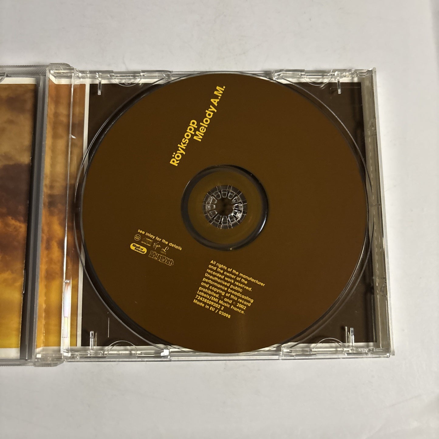 Röyksopp – Melody A.M. (CD, 2002) Europe 72438509202 2