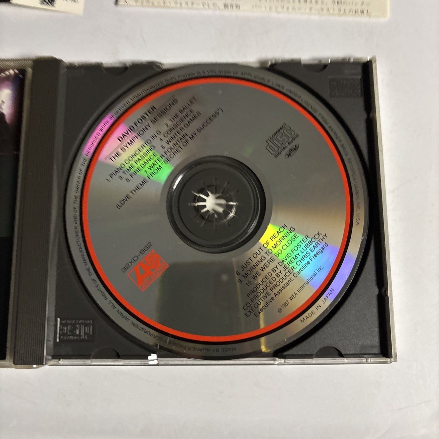 David Foster – The Symphony Sessions (CD, 1988) Japan obi 32XD-862