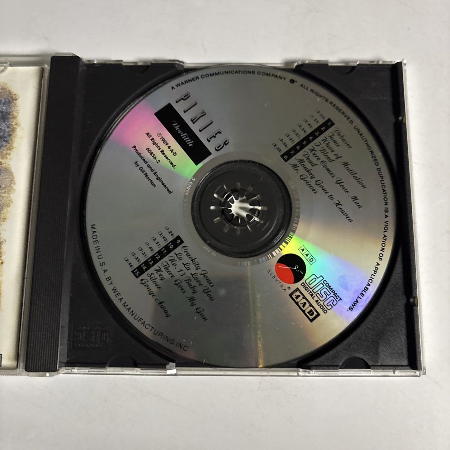 Pixies – Doolittle (CD, 1989) US 9 60856-2