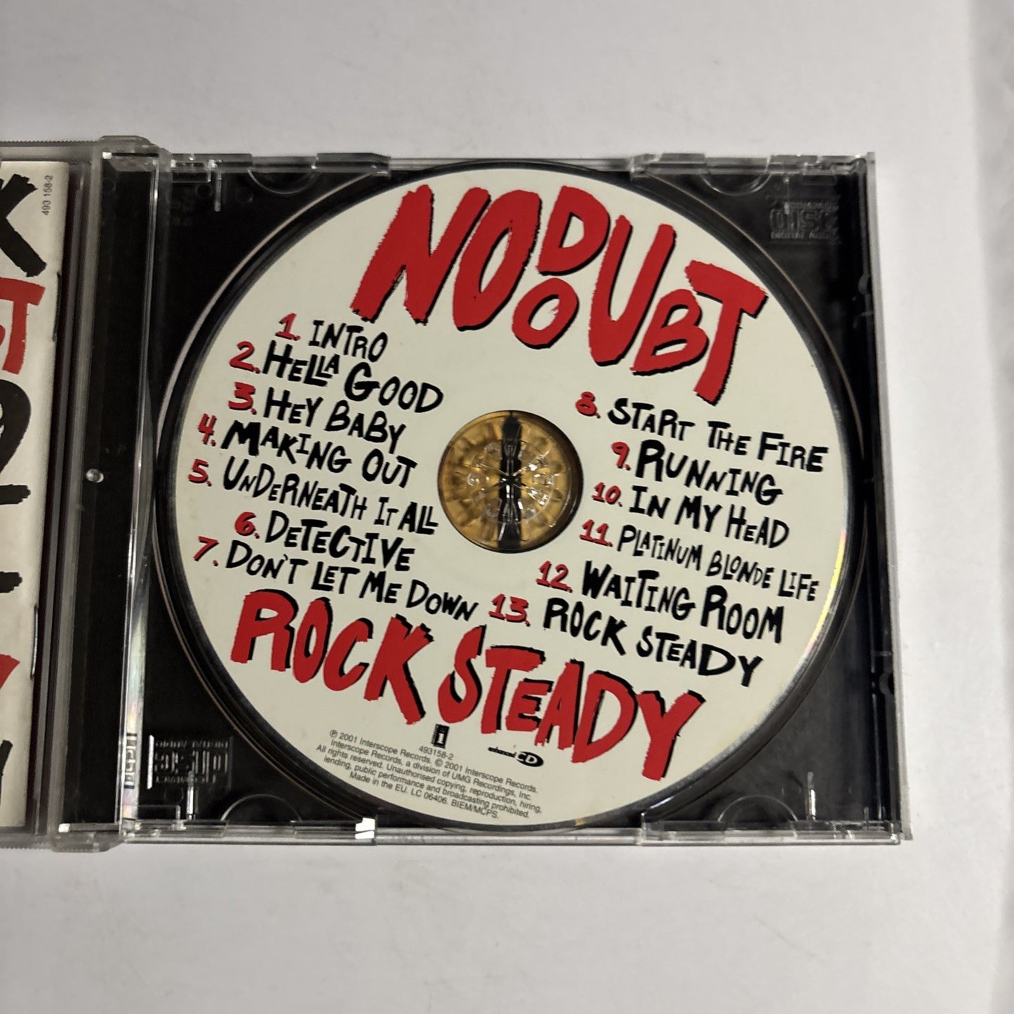 No Doubt – Rock Steady (CD, 2001) Europe 493 158-2