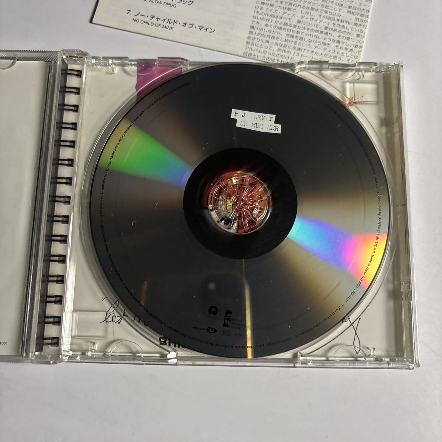 PJ Harvey – Uh Huh Her (CD, 2004) Japan UICI-1031